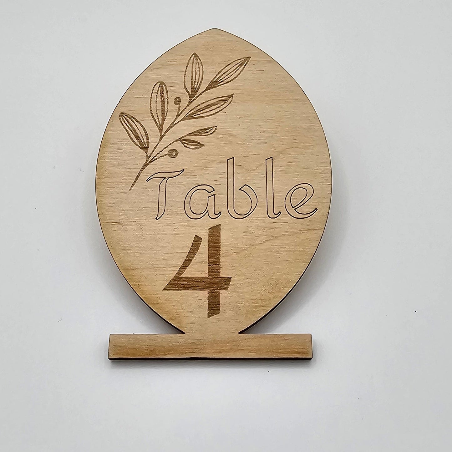 Flower Motif Wedding Table Numbers