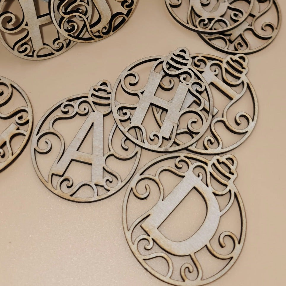 Wooden Letter Tags