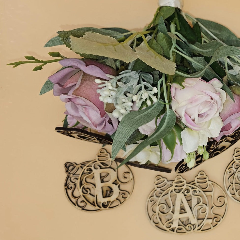 Wooden Letter Tags