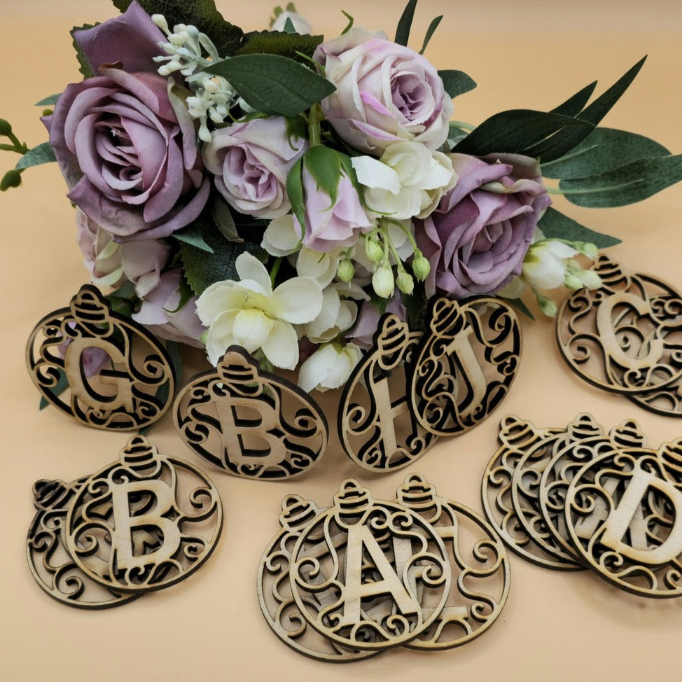 Wooden Letter Tags