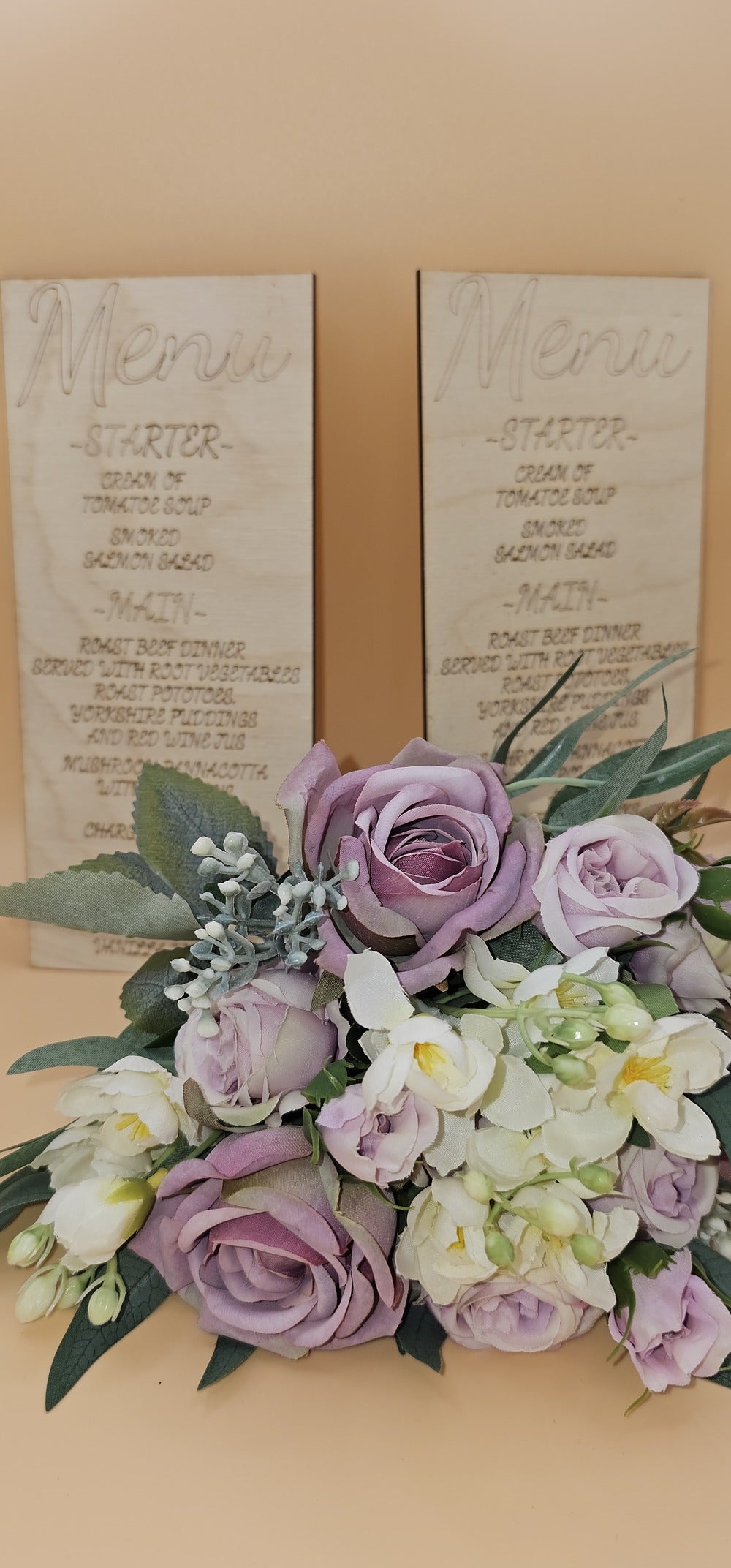 Table Menu Custom Order