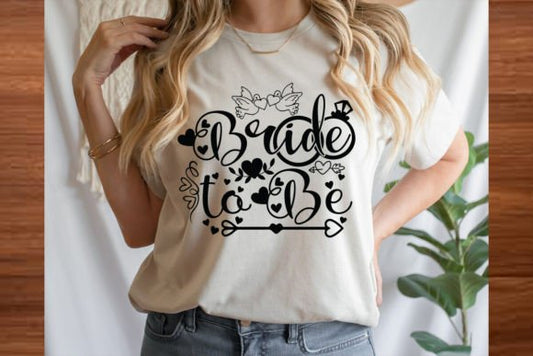 Bride To Be Love Hearts and Arrows T-Shirt