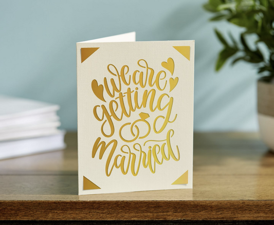 We're Getting Married Card